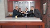 Cheers! Jim Gaffigan serves up laughs and his bourbon to the Morning Show team