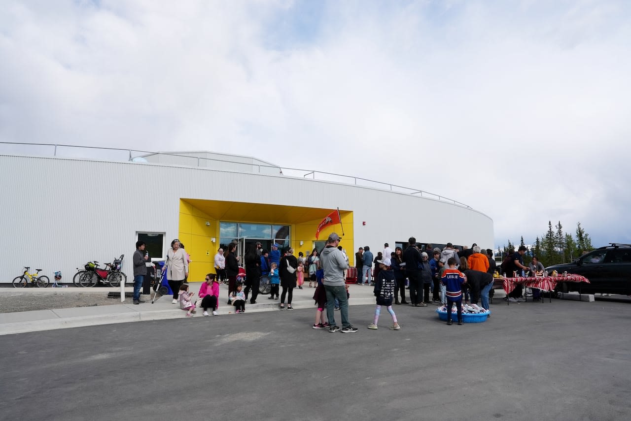 Students, parents get peek inside Whitehorse's new Whistle Bend school