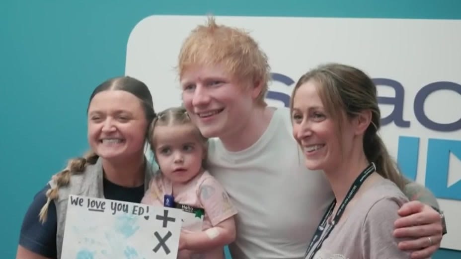 Ed Sheeran sings to patients at Boston Children’s Hospital - Boston News, Weather, Sports | WHDH 7News