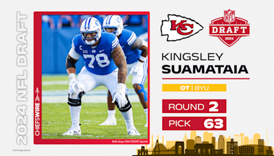 2024 NFL draft: Chiefs select BYU OT Kingsley Suamataia with pick No. 63