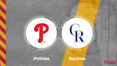 Phillies vs. Rockies Predictions & Picks: Odds, Moneyline - May 26