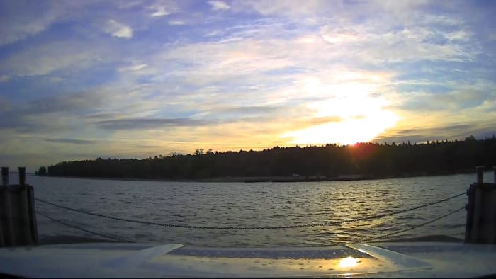 Watch the sunrise over Michigan’s Mackinac Island aboard a secret ferry