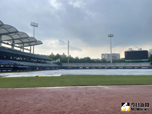 新莊陣雨下不停！樂天桃猿、富邦悍將之戰喊卡 提前宣布因雨延賽