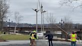 New sculpture placed at Mark Twain Riverfront Park after six months of work