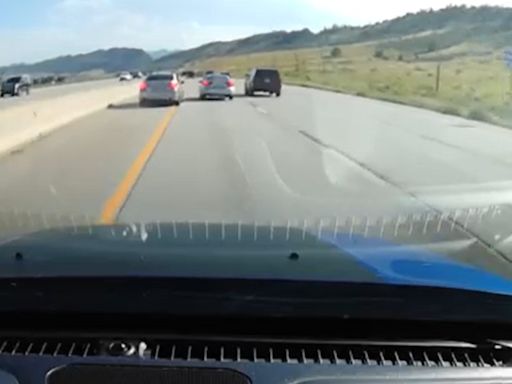 Dash camera shows aggressive drivers in road rage encounter on C-470