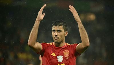 Reliable Rodri the rock behind Spain's sparkling Euros