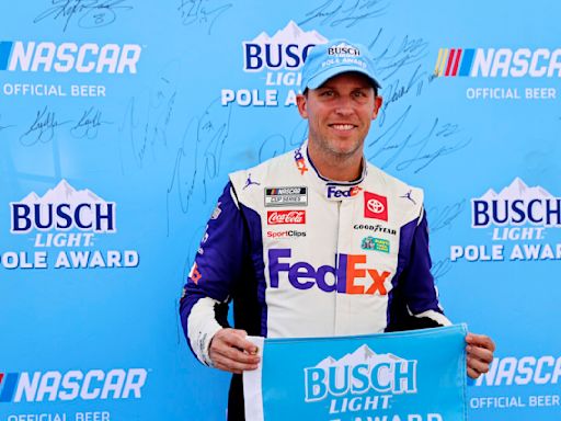 NASCAR Richmond Cup starting lineup: Denny Hamlin on pole for hometown track's option tire debut