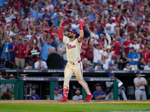 MLB playoffs 2024: Bryce Harper, Phillies offense come back from the brink in epic NLDS Game 2 vs. Mets