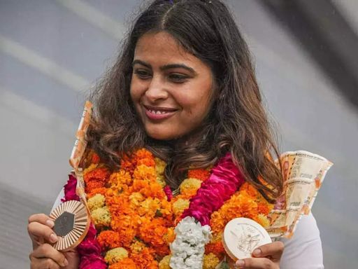 Manu Bhaker shushes social media trolls towards display of two Olympic medals, says... | More sports News - Times of India