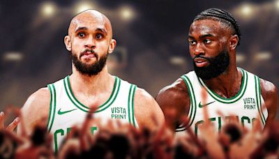 Celtics' Jaylen Brown sends Derrick White message to fans after Game 1 masterpiece vs. Cavs