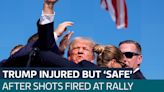 Donald Trump injured but 'safe' after shots fired at Pennsylvania rally - Latest From ITV News