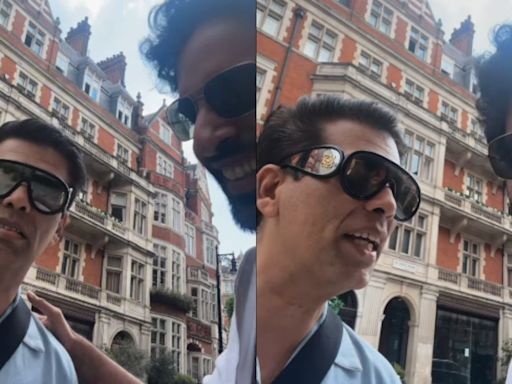 VIDEO: Karan Johar Gets Irked As Content Creator Calls Him 'Uncle' On London Streets