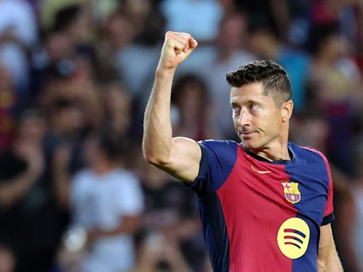 Where does Robert Lewandowski rank among Barcelona greats?