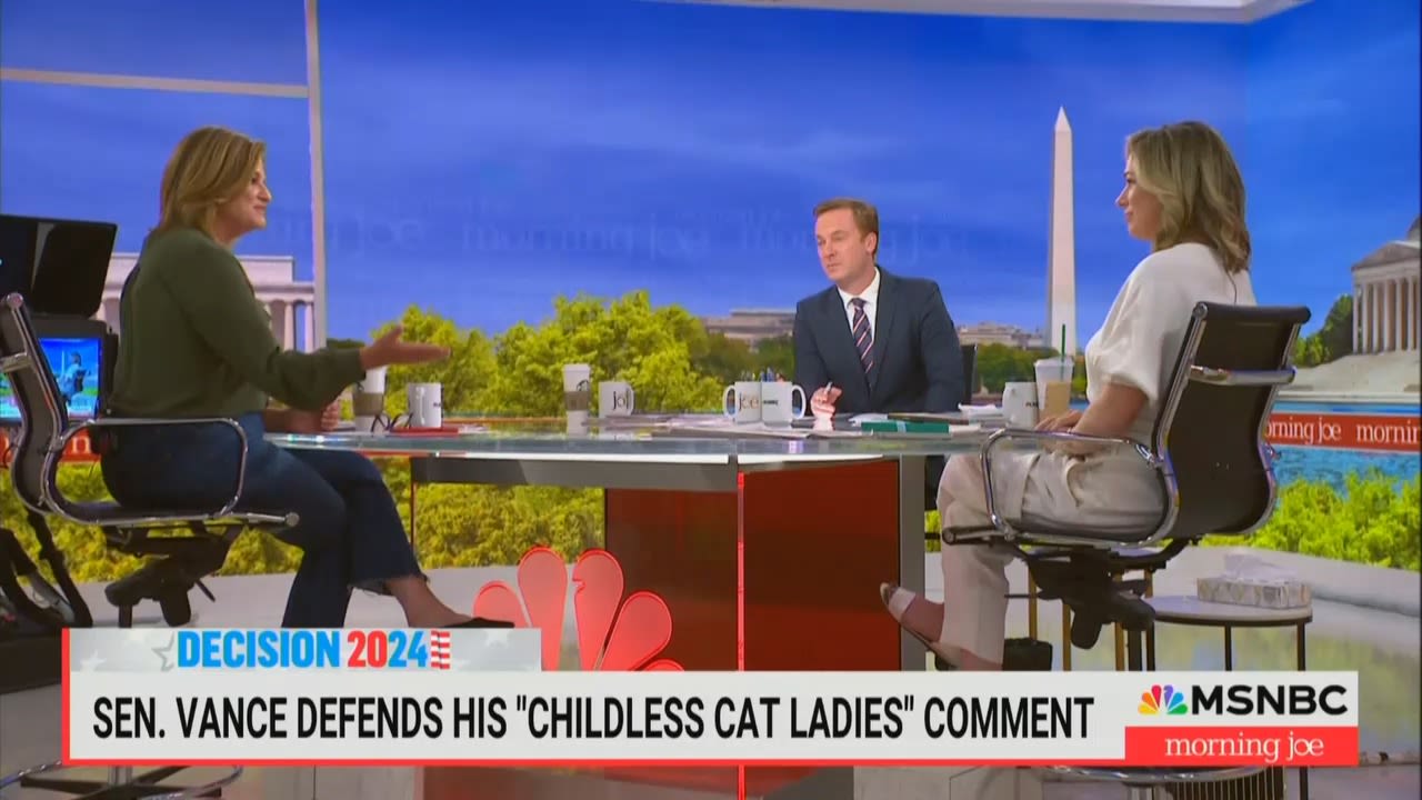 ‘Jaw Dropping’: Morning Joe Mocks JD Vance and Trey Gowdy Cleaning Up Childless Cat Lady Remark