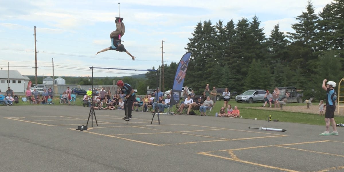 Xpogo Stuntmen Spring into Mapleton Daze