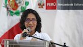 Congresistas opositores presentan una moción de censura contra la ministra de Cultura de Perú