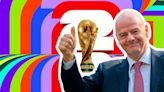 Gianni Infantino ya cuenta los días para la inauguración de la próxima Copa del Mundo 2026