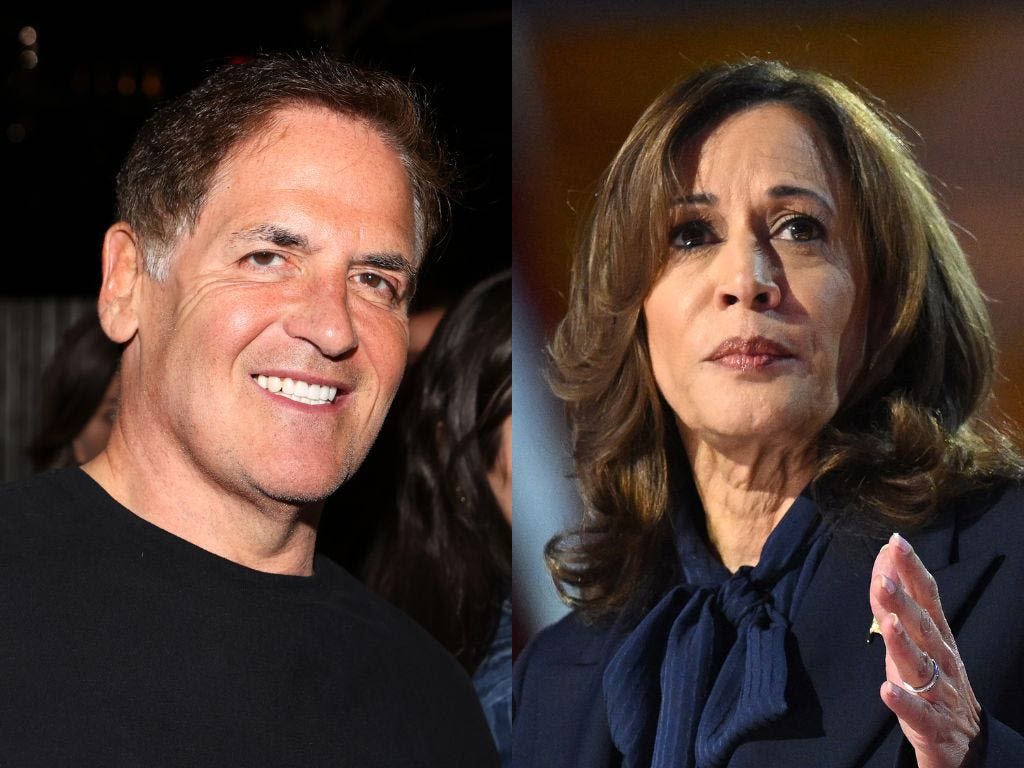 Mark Cuban says Kamala Harris is the only candidate in 'Founder Mode'