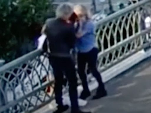 Jon Bon Jovi Helps Talk Woman Off Bridge Ledge And Gives Her A Hug