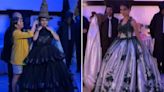 Quinceañera usa un 'vestido mágico' que se transforma en otro diferente en plena fiesta: video