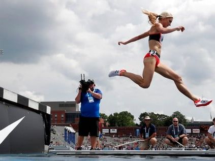 Three-time US Olympian Emma Coburn says Paris dream 'is over' after ankle fracture and surgery