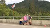 Days Creek rallies for Pride Month on South Umpqua bridge