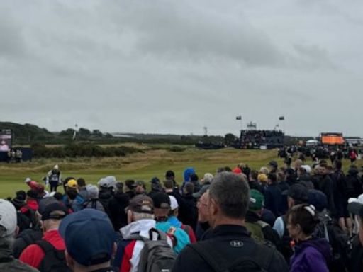 Rangers star cheers on Gers-mad golfer at The Open