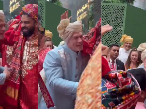 John Cena Busts Out His Bhangra Moves As He Dances To Bolo Ta Ra Ra At Ambani Wedding: Watch Here