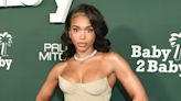 Lori Harvey Straps Into Ankle-Wrapped Heels for Baby2Baby Gala 2023