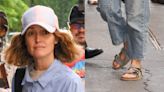 Rose Byrne Goes Relaxed in Grey Dior for Birkenstock Sandals for ‘The View’