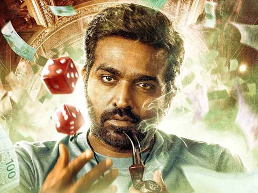 Vijay Sethupathi smokes pipe and tosses a pair of dice in Ace poster