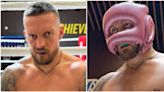 Oleksandr Usyk shows off his own physique in response to Tyson Fury - it's very different