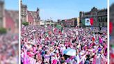 Marcha en Defensa de la Democracia con la Marea Rosa