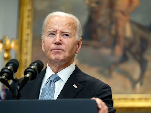 Biden Urges Against Guessing Shooter’s Motive as Some Cast Blame
