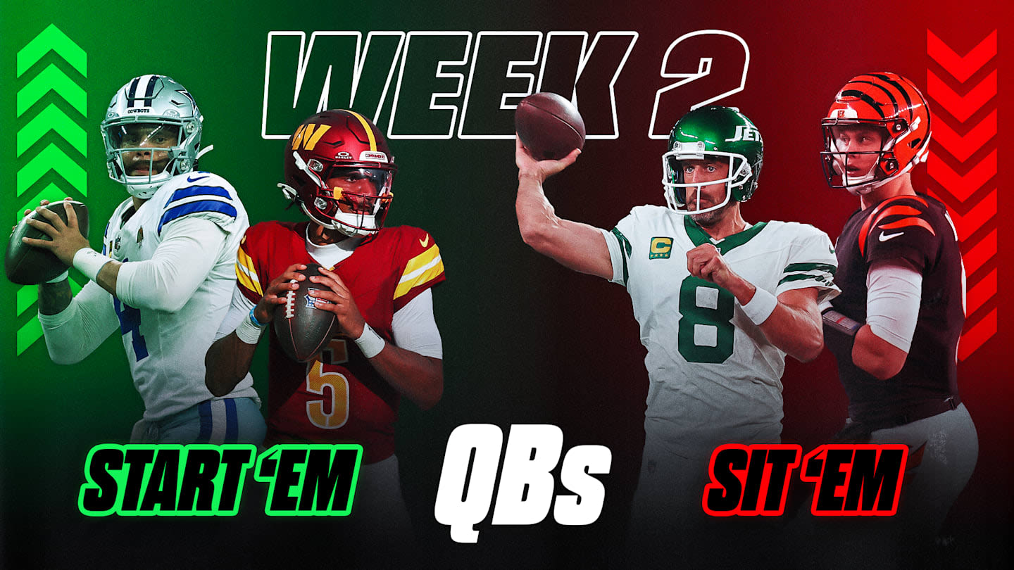 Quarterback Start 'Em, Sit 'Em Picks For Fantasy Football Week 2