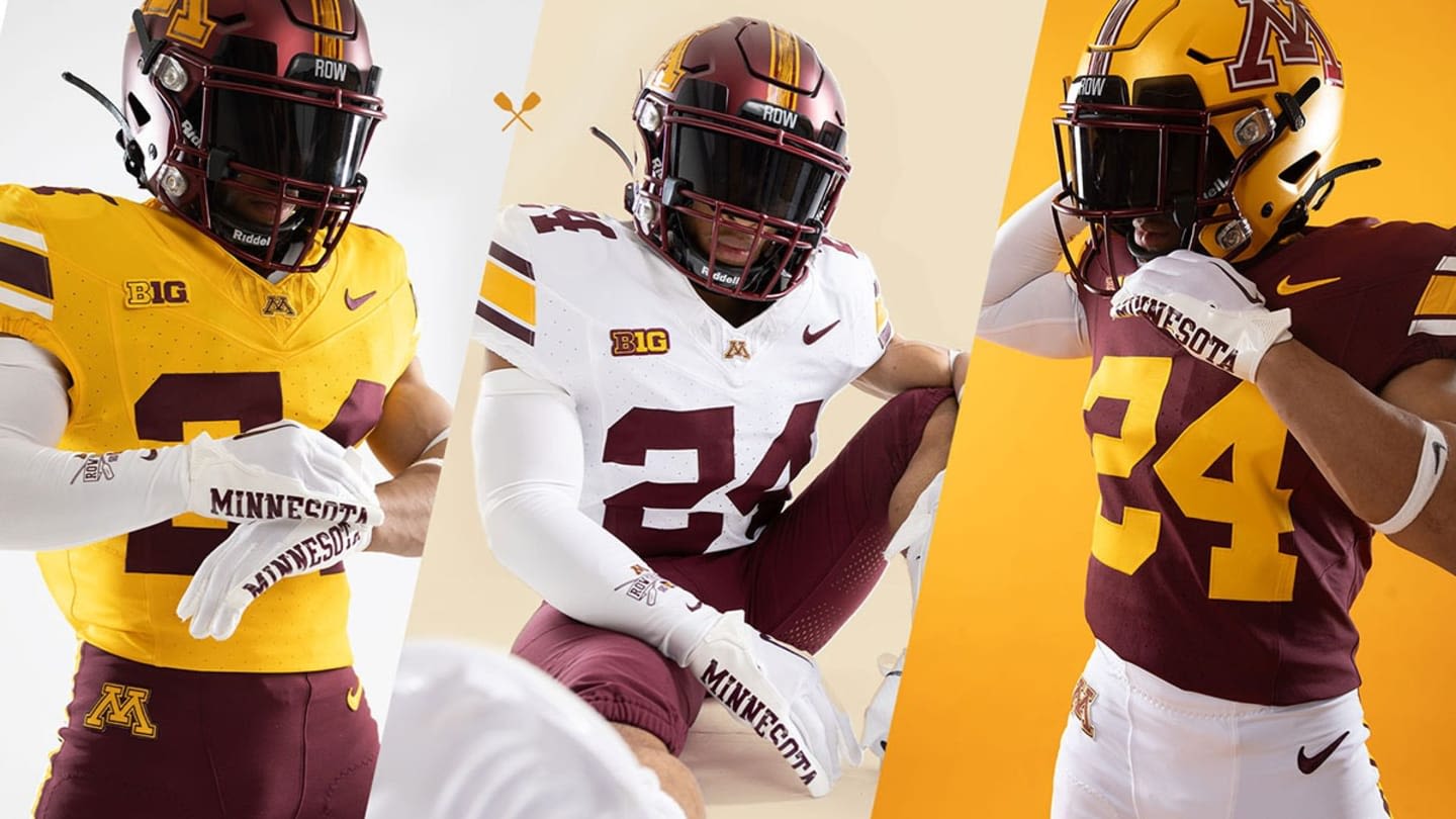 Gophers unveil three new uniforms in biggest design change since 2018