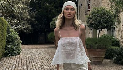 Elsa Hosk’s Dreamy Countryside Fit Is Perfect for a Summer Getaway