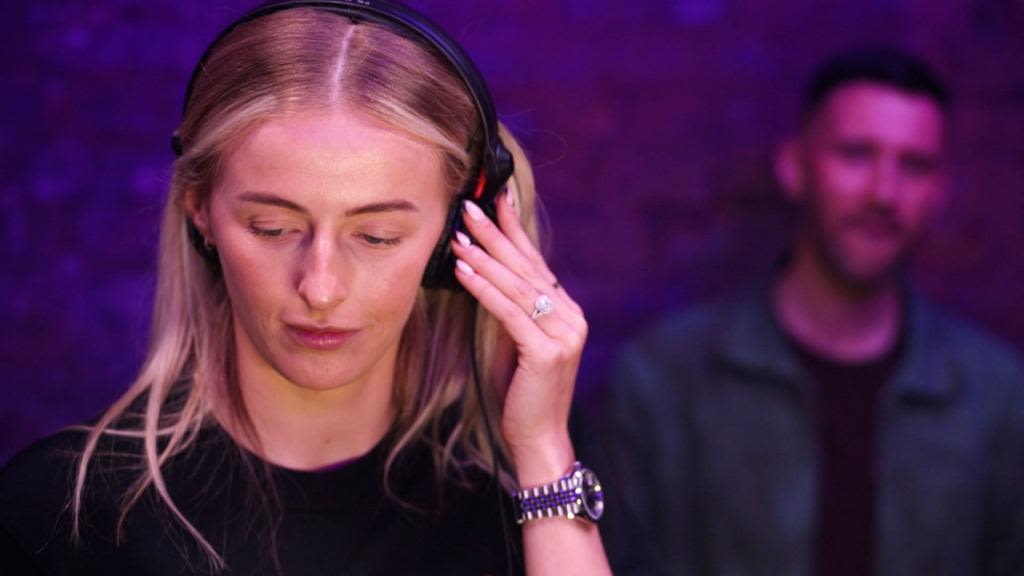 Chloe Kelly: Manchester City forward has first DJ lesson with Radio 1's Danny Howard