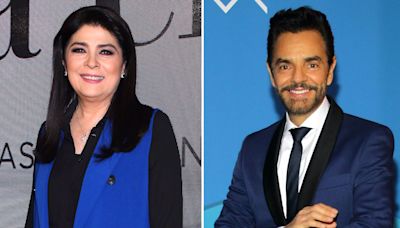 La curiosa reacción de Victoria Ruffo a su foto con Eugenio Derbez, ¿fue sarcasmo?