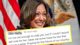 ... For The First Time": Gen Z'ers Are Sharing If They Support Kamala Harris As The Potential Democratic Nominee...