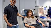 Paying it back: Mother and son host replenishment blood drive