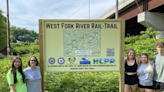 Lincoln High School students have rail-trail signs installed in Harrison County