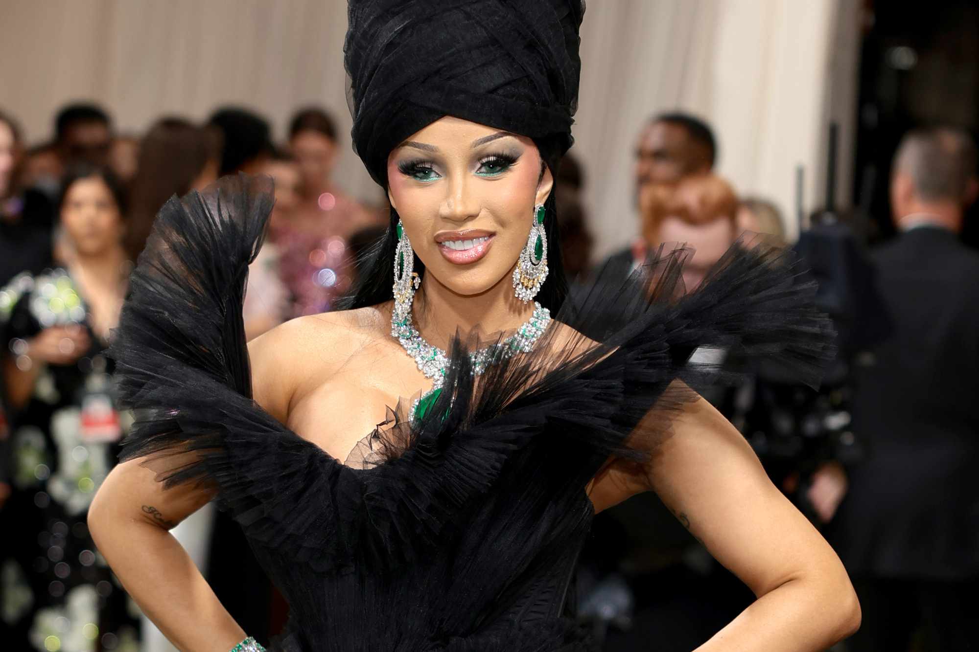 Cardi B Almost Wore a Green Replica of Her Black Met Gala Dress