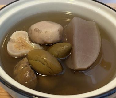 湯水食譜｜青欖馬蹄青蘿蔔湯