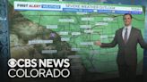 A few strong to severe storms are possible across Colorado