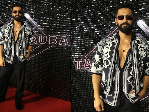 Vicky Kaushal oozes luxury and class in Versace fit at Bad Newz’s Tauba Tauba song launch