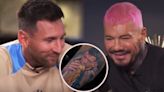 ¡Su ídolo! Tinelli sorprende al tatuarse el rostro de Messi y futbolista tiene impensada reacción