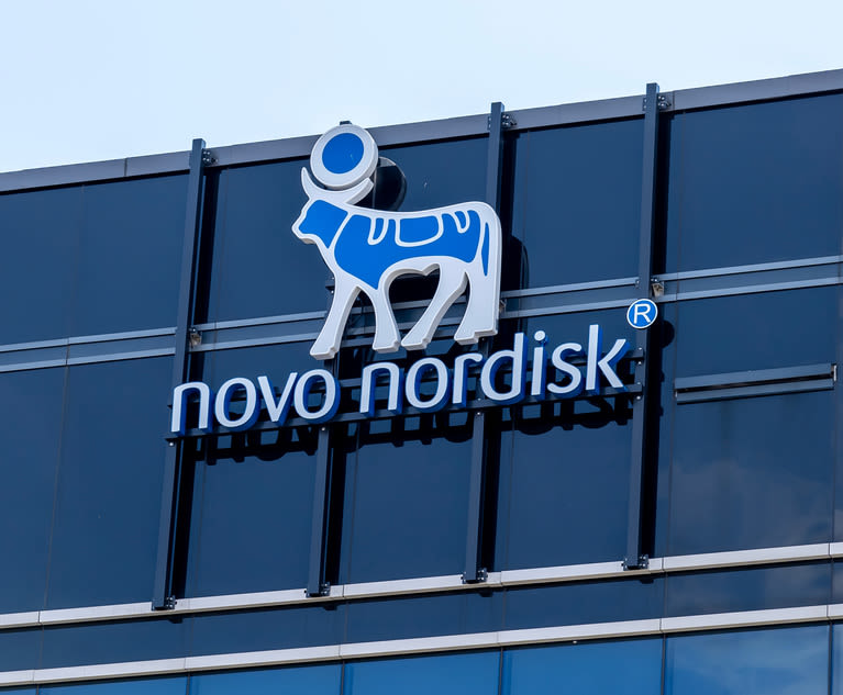 Novo Nordisk Files Multiple Complaints Alleging Trademark Infringement | Law.com