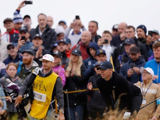 Rory McIlroy’s only mercy on horrid Thursday was that he did not hit the 1pm train from Glasgow