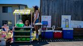 Somebody robbed their Tacoma lemonade stand, but these girls are back in business